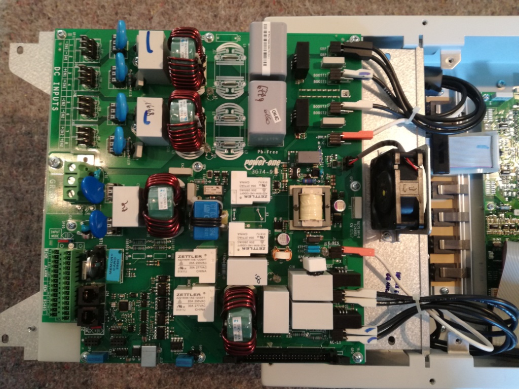 Réparation panne Int.Error E031 sur onduleur photovoltaïque Aurora